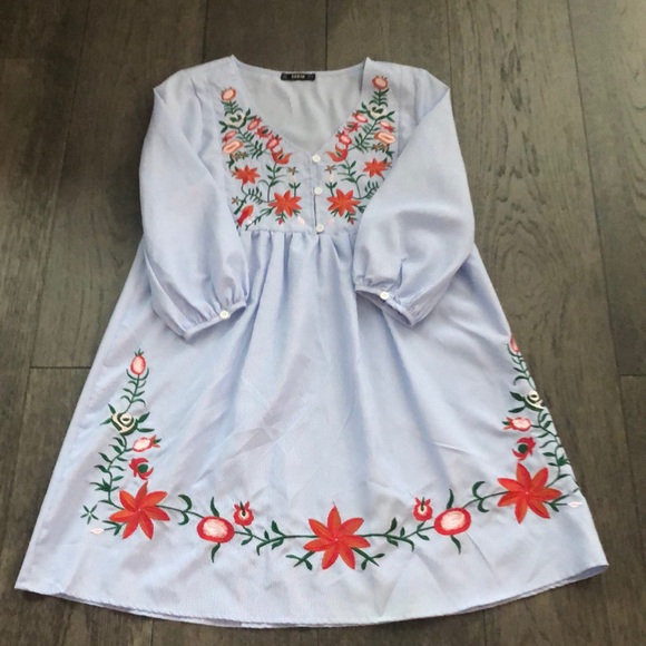 SHEIN embroidered woman’s dress - Picture 2 of 13
